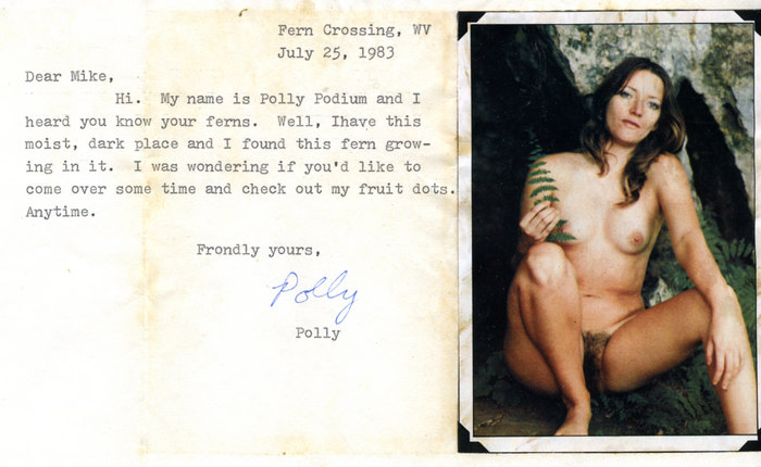 Letter from Polly Podium of Fern Crossing WV - July 25th 1983