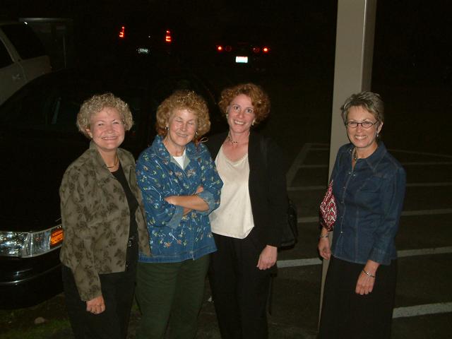 Char, Betsy, Andrea and Sue at the Watermark restaurant in Mayville NY