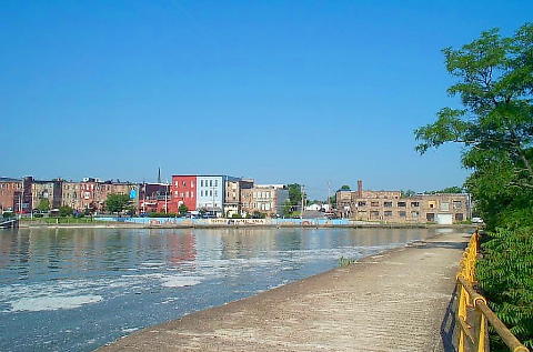 View of Medina from the North side of the canal