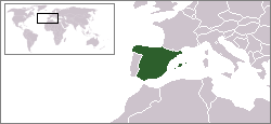 Location of Spain