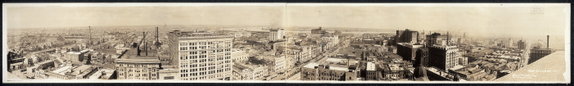New Orleans panorama from 1919.