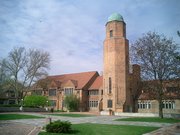The tower and quadrangle at Cranbrook.