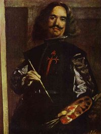 Detail of Las Meninas (Velázquez's self-portrait)