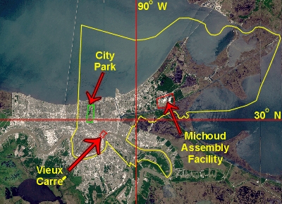 New Orleans' Location