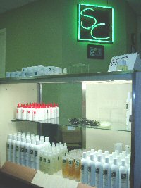 The Stephen Craig Salon on the first floor of the Treasure Bay Casino hotel