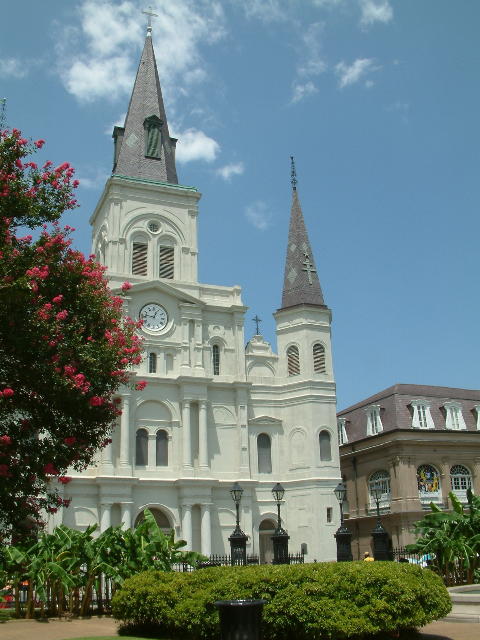 St. Louis Cathedral on a gorgeous New Orleans day 