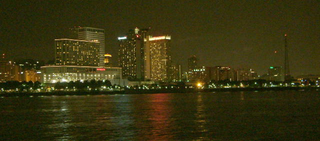 New Orleans sky-line after dark