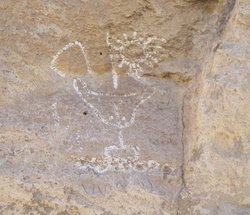 Petroglyph on Petroglyph Point