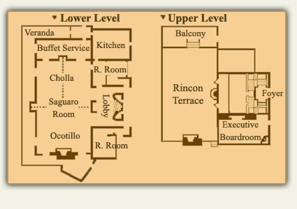 Saguaro Room Floor Plan