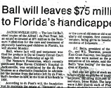 Newspaper story about Ed Ball's assets.