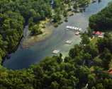 Aerial image of Cherokee Sink.