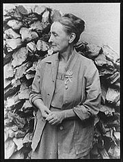 Georgia O'Keeffe in Abiquiu, New Mexico, photographed by Carl Van Vechten, 1950.
