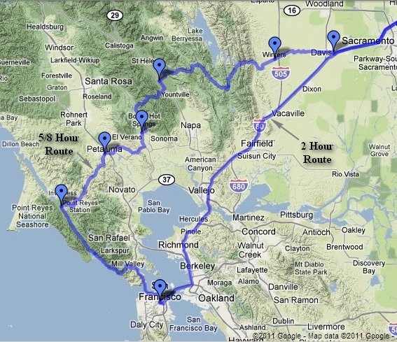 Davis to San Francisco