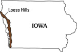 Loess Hills area map