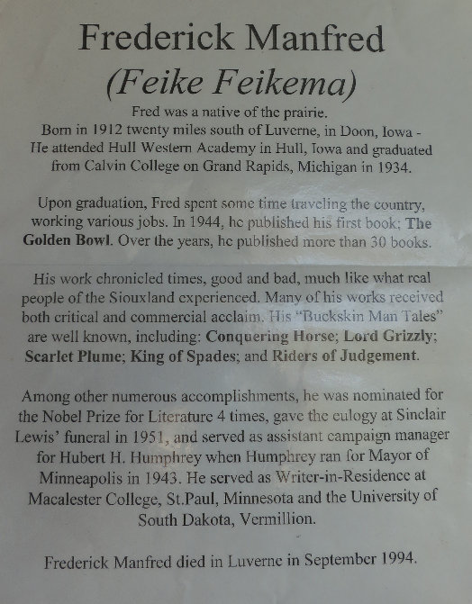 frederick manfred