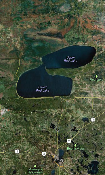 Red Lakes area with Big Bog