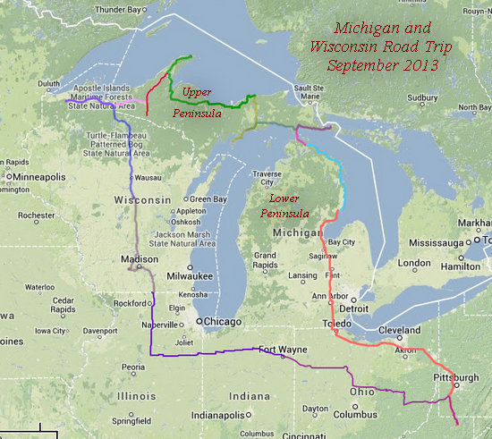 Michigan and Wisconsin Road Trip: September 2013
