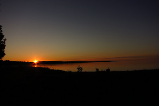 Sunrise on the North Shore of Lake Michigan Sunrise on the North Shore of Lake Michigan