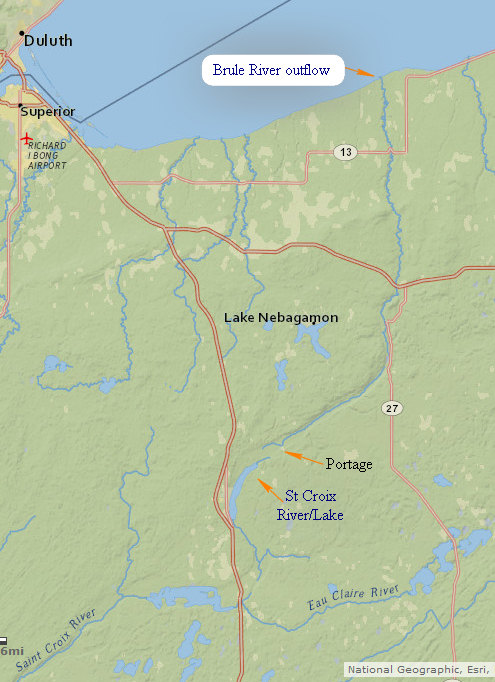 Northwestern Wisconsin with Brule River and Duluth Northwestern Wisconsin with Brule River and Duluth