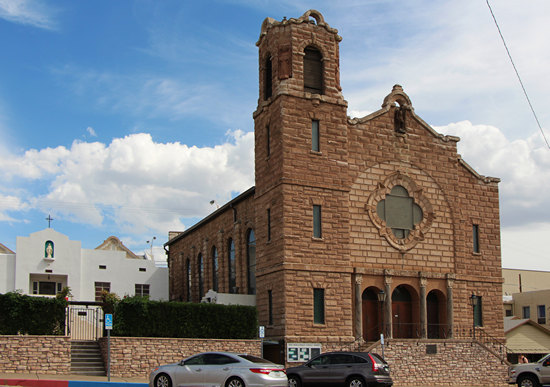 Holy Angels Church and Rectory, southeast corner of Broad Street and Sycamore Street, Globe, AZ