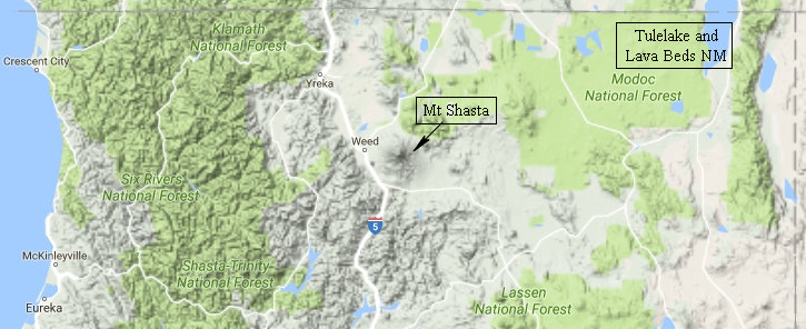 Mt Shasta Area