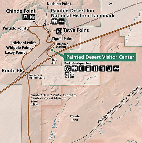 North Entrance: Petrified Forest National Park