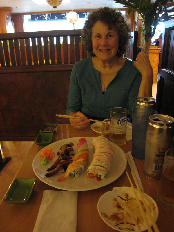 For our 26th Anniversary we went to Ogawa Sushi and indulged in all the sushi we could eat.