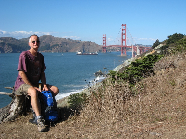 Mike And Golden Gate Bridge In 2007