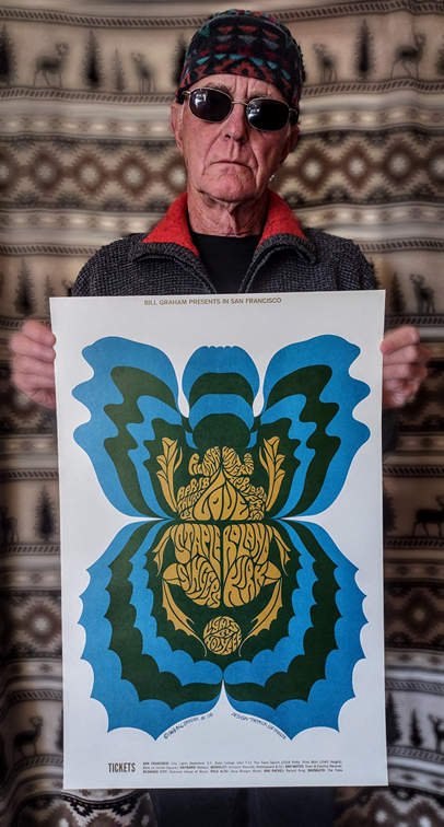Mike Breiding with Fillmore Poster