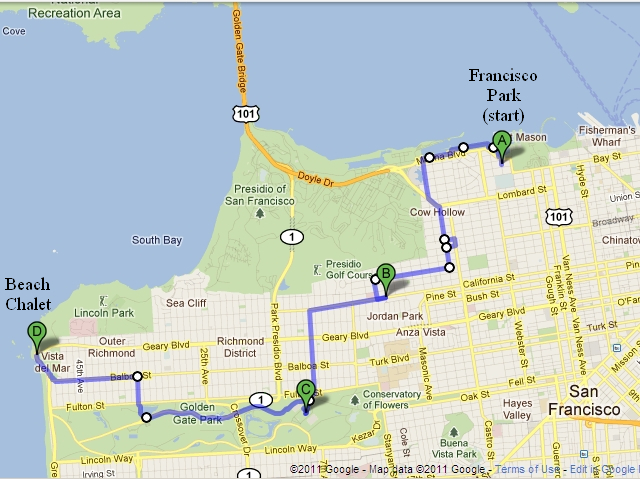 A Walk Across San Francico: 8 miles