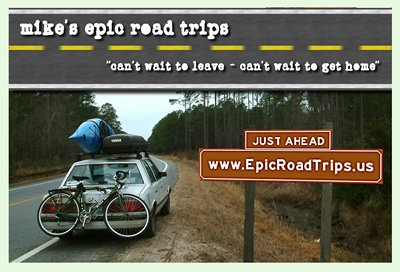 Mike's Epic Road Trips - calling card
