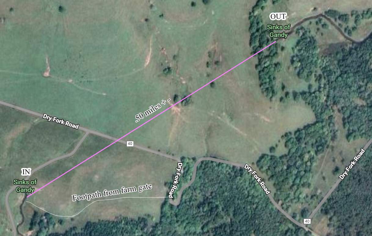 The in and out of Gandy Creek