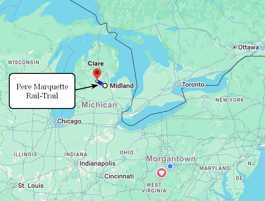Pere Marquette Rail Trail | Michigan