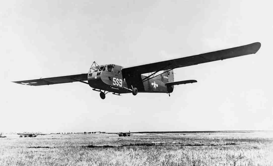 Waco CG-4A glider training at Fort Robinson, SD (image courtesy of the Nebraska State Historical Society) Waco CG-4A glider training at Fort Robinson, SD (image courtesy of the Nebraska State Historical Society)