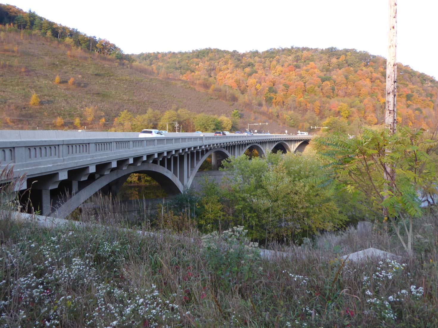 Poking Around in Pennsylvania: Bedford County - Underneath the Narrows Bridge by Craig Mains