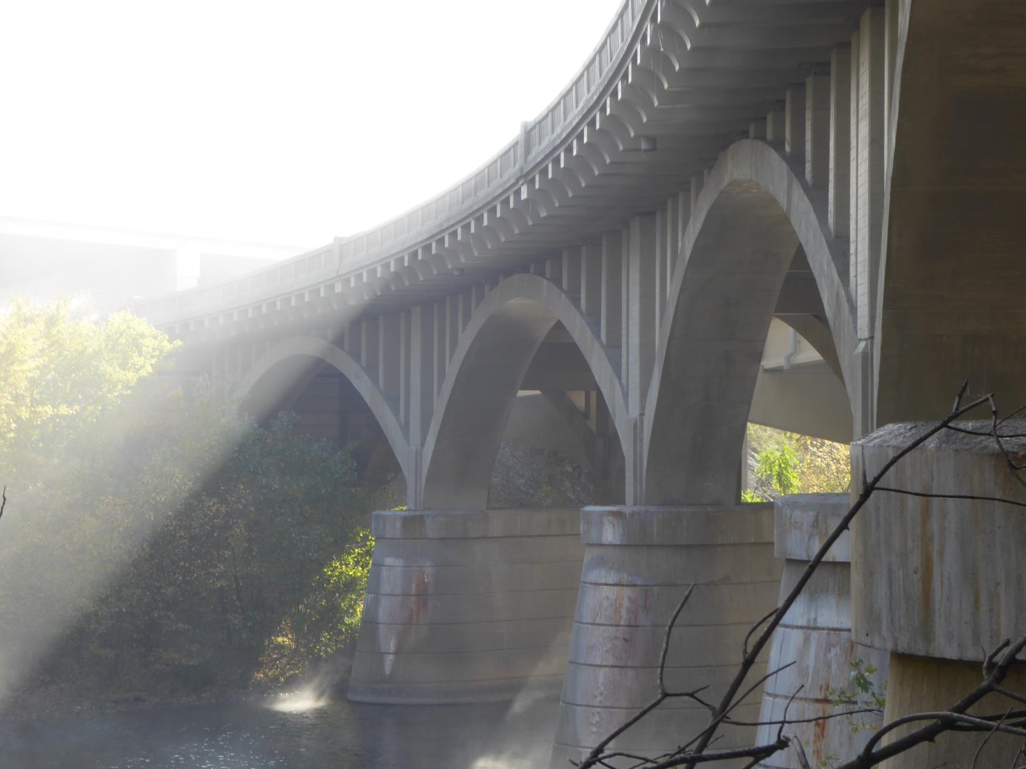 Poking Around in Pennsylvania: Bedford County - Underneath the Narrows Bridge by Craig Mains