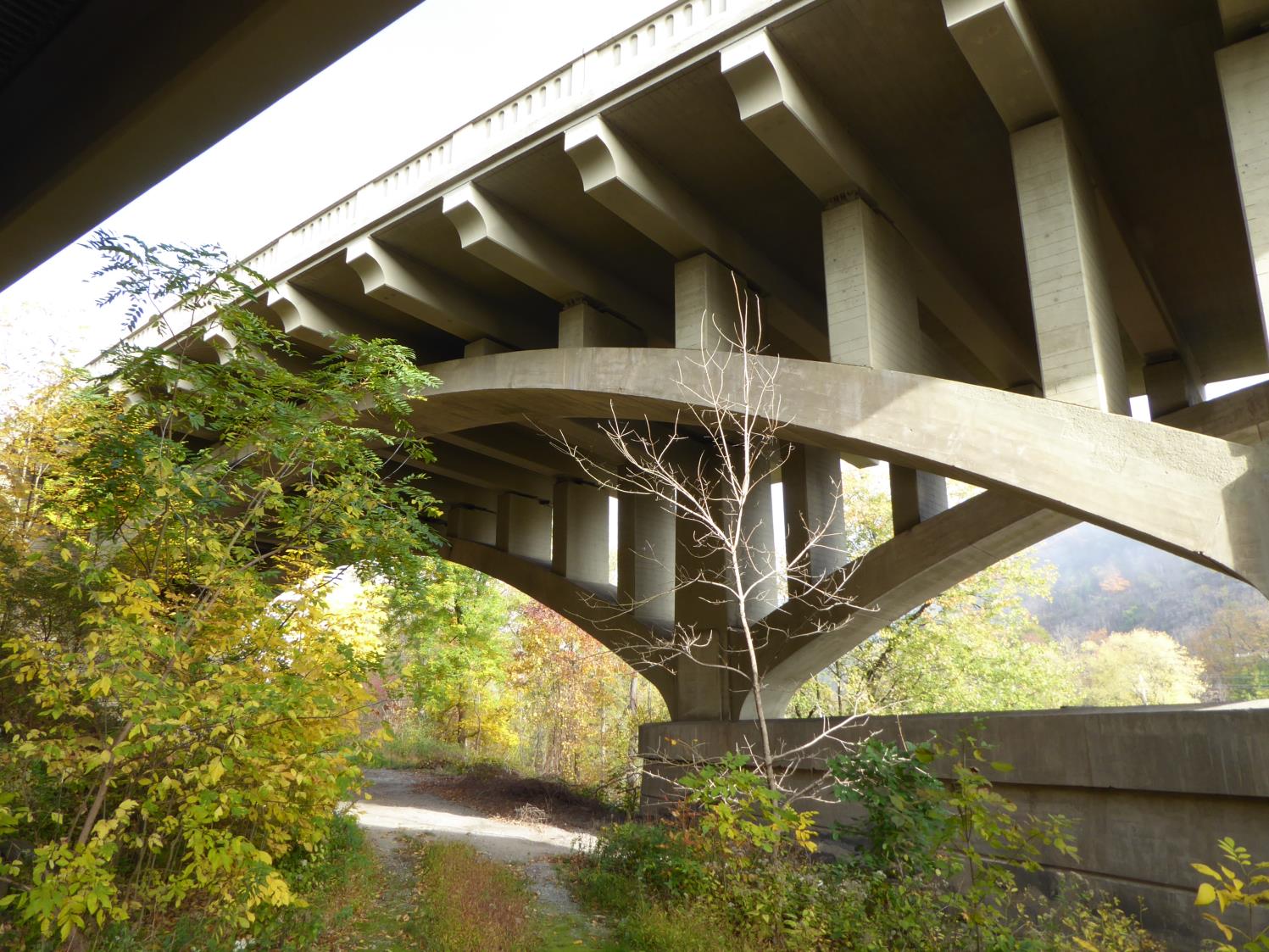 Poking Around in Pennsylvania: Bedford County - Underneath the Narrows Bridge by Craig Mains
