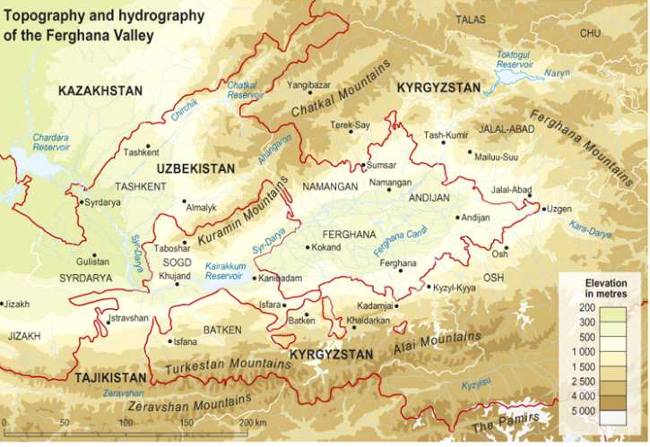 Map by Viktor Novikov and Philippe Rekacewicz, United Nations Development Program, 2005
