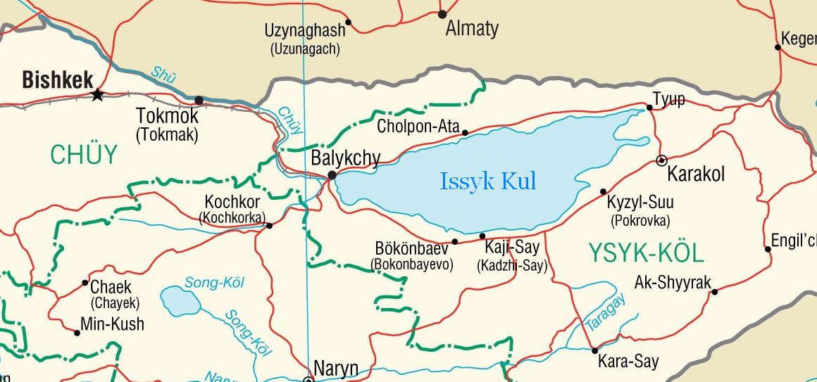 A closer look at the Lake Issyk Kul region